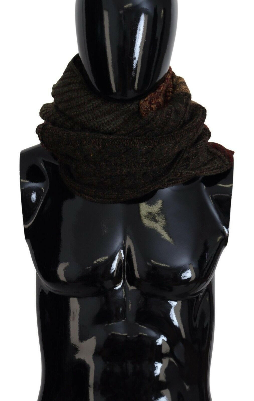 Dolce & Gabbana Multicolor Knitted Men Neck Wrap Shawl Scarf -   -  Dolce & Gabbana.