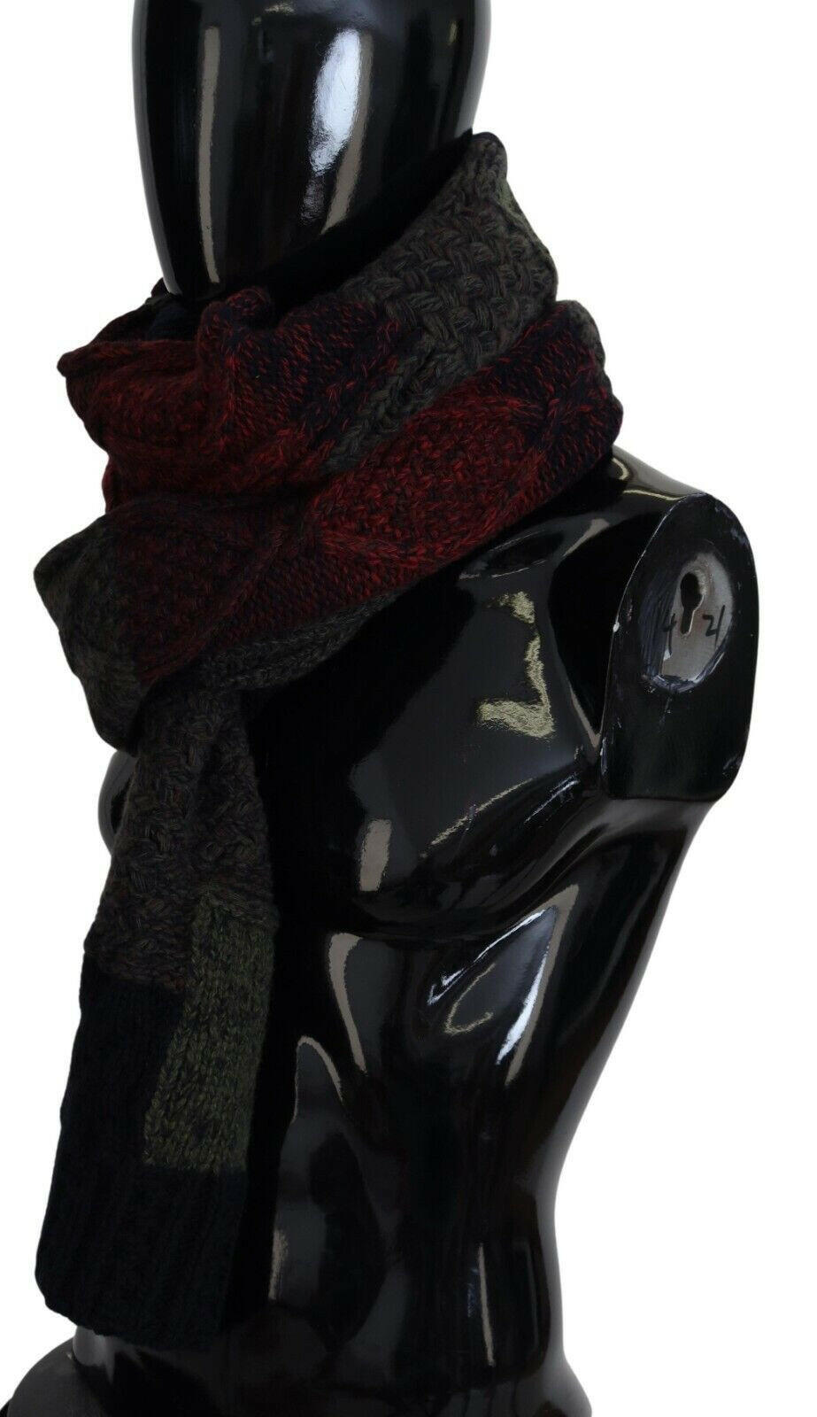 Dolce & Gabbana Multicolor Knitted Men Neck Wrap Shawl Scarf -   -  Dolce & Gabbana.