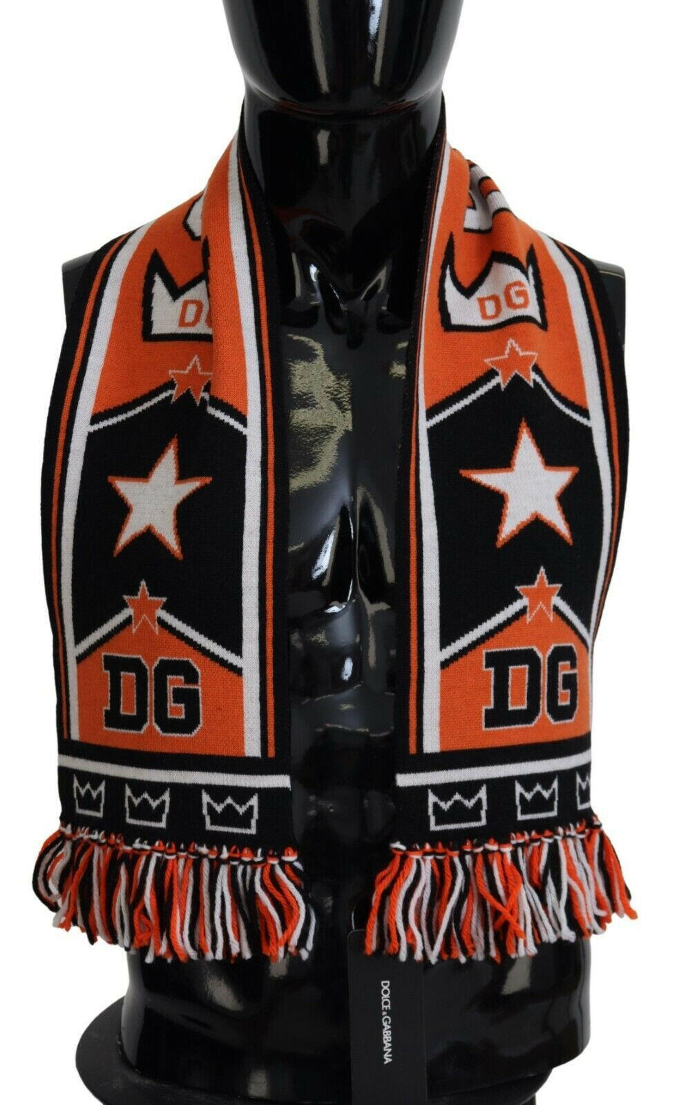 Dolce & Gabbana Multicolor DG Logo Printed Men Neck Wrap Shawl Scarf -   -  Dolce & Gabbana.