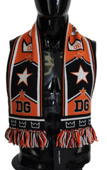 Dolce & Gabbana Multicolor DG Logo Printed Men Neck Wrap Shawl Scarf -   -  Dolce & Gabbana.