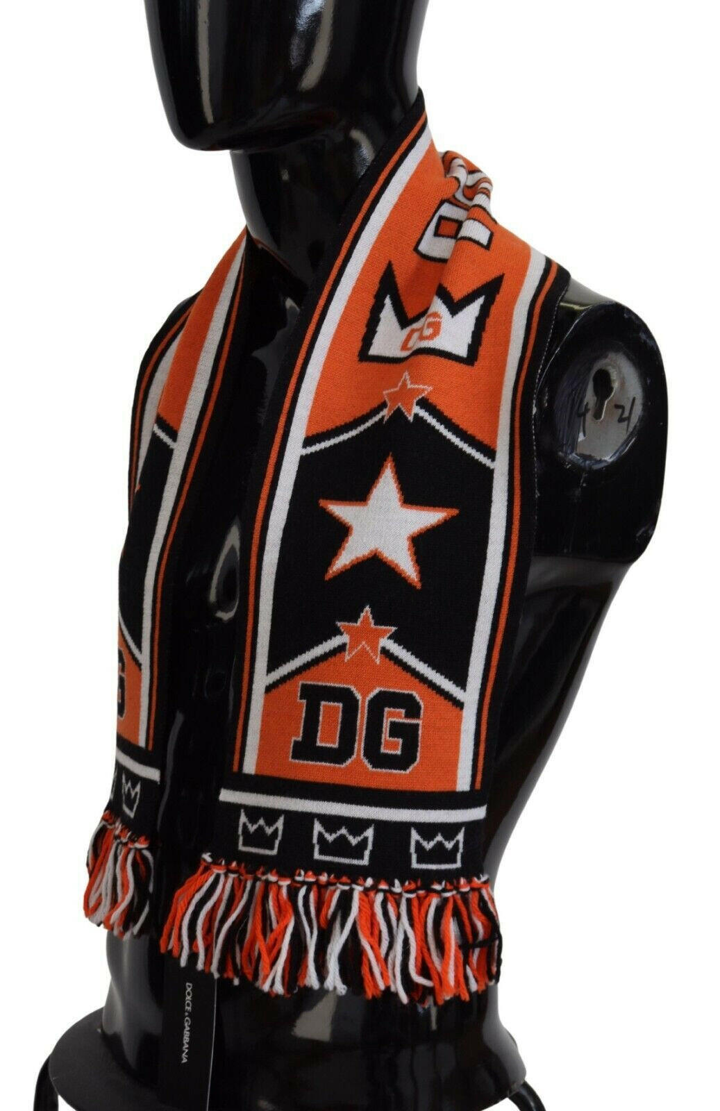 Dolce & Gabbana Multicolor DG Logo Printed Men Neck Wrap Shawl Scarf -   -  Dolce & Gabbana.