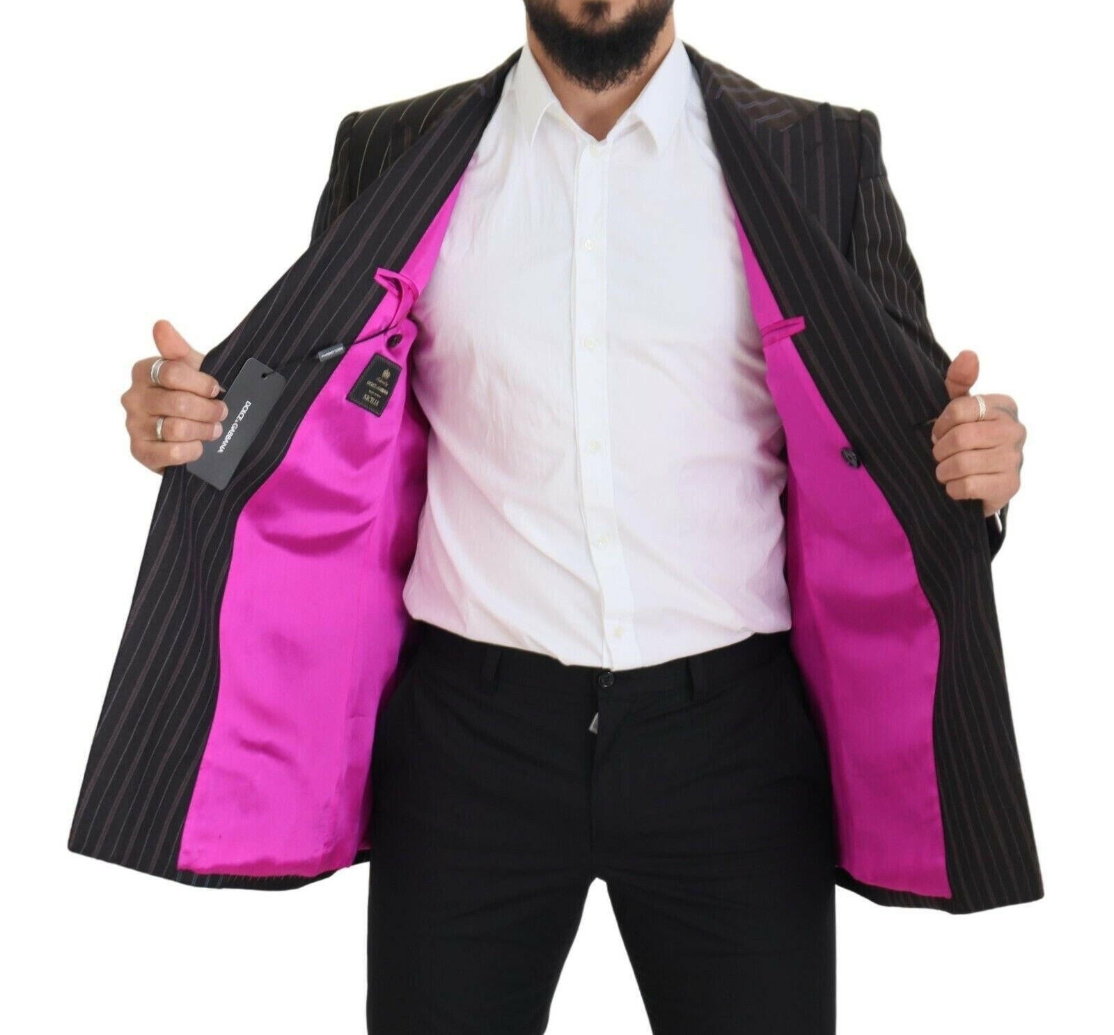 Dolce & Gabbana Multicolor Patchwork Stripes SICILIA Blazer -   -  Dolce & Gabbana.