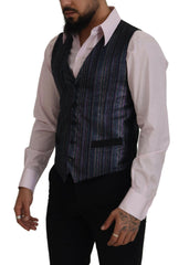 Dolce & Gabbana Multicolor Polyester Waistcoat Dress Formal Vest -  Vests for Men Suits -  Dolce & Gabbana.