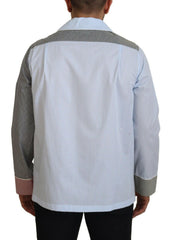 Dolce & Gabbana Multicolor Patchwork Cotton Long Sleeves Shirt -   -  Dolce & Gabbana.