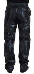 Dolce & Gabbana Black Shining Drawstring Trouser Nylon Pants -   -  Dolce & Gabbana.