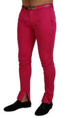 Dolce & Gabbana Pink Zipper Buckle Waist Trousers Pants -   -  Dolce & Gabbana.