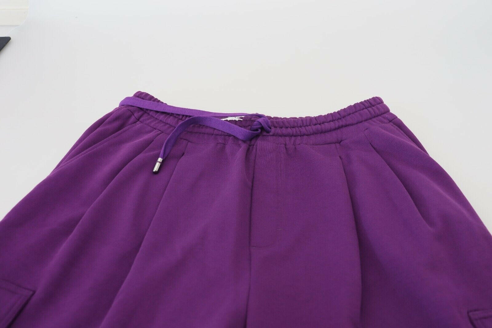 Dolce & Gabbana Purple Cotton Cargo Sweatpants Jogging Pants -   -  Dolce & Gabbana.
