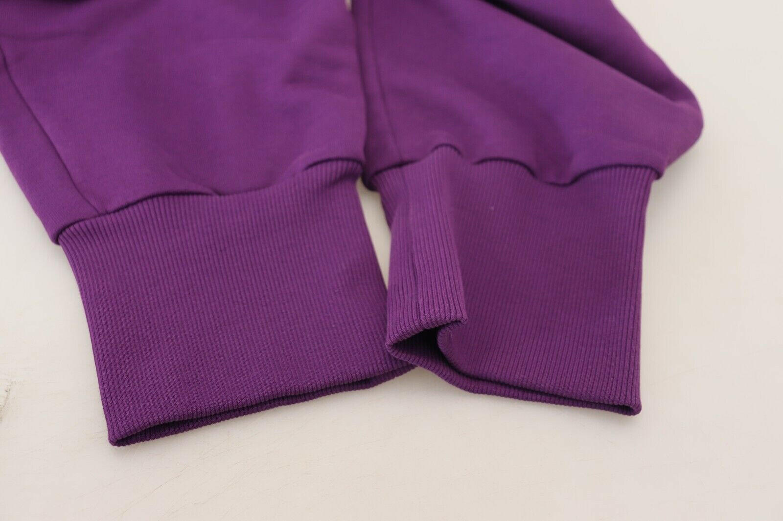 Dolce & Gabbana Purple Cotton Cargo Sweatpants Jogging Pants -   -  Dolce & Gabbana.