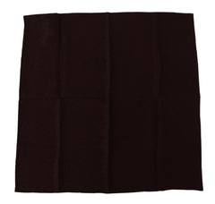 Dolce & Gabbana Brown Silk Blend Square Wrap Handkerchief Scarf -  Mens Handkerchief -  Dolce & Gabbana.