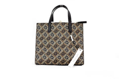 Marc Jacobs Mini Grind Signet Printed Leather Crossbody Tote Handbag Purse -  Luxury Cross Body Bag for Women -  Marc Jacobs.