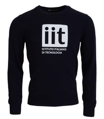Dolce & Gabbana Blue Cashmere iit Print Pullover Sweater -   -  Dolce & Gabbana.