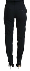 Dolce & Gabbana Black High Waist Women Pants -   -  Dolce & Gabbana.