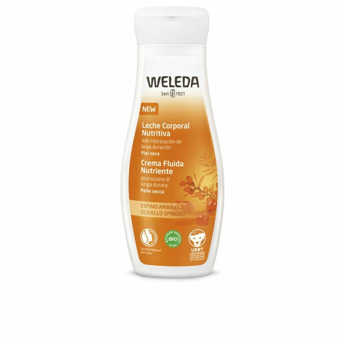 NutritiveBody Milk Weleda 090540X7 Sea buckthorn -  Beauty, Skin care -  Weleda.