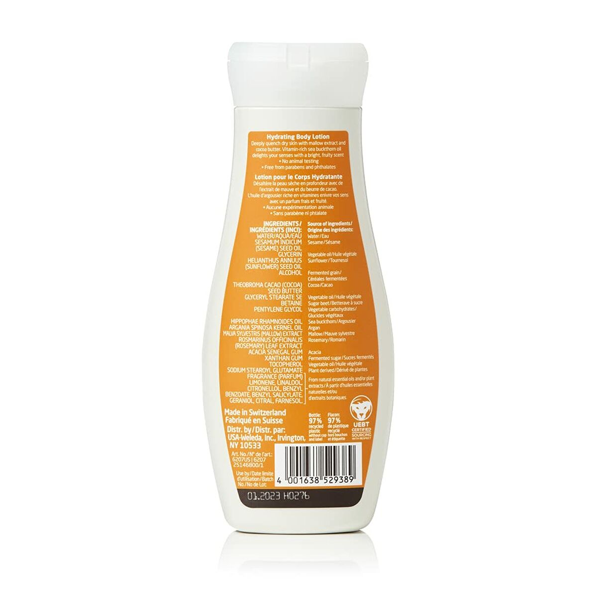 NutritiveBody Milk Weleda 090540X7 Sea buckthorn -  Beauty, Skin care -  Weleda.