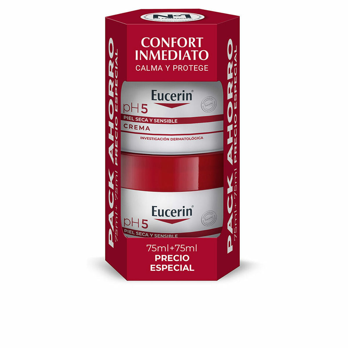 Moisturising Body Cream Eucerin PH5 75 ml 2 Units -  Beauty, Skin care -  Eucerin.
