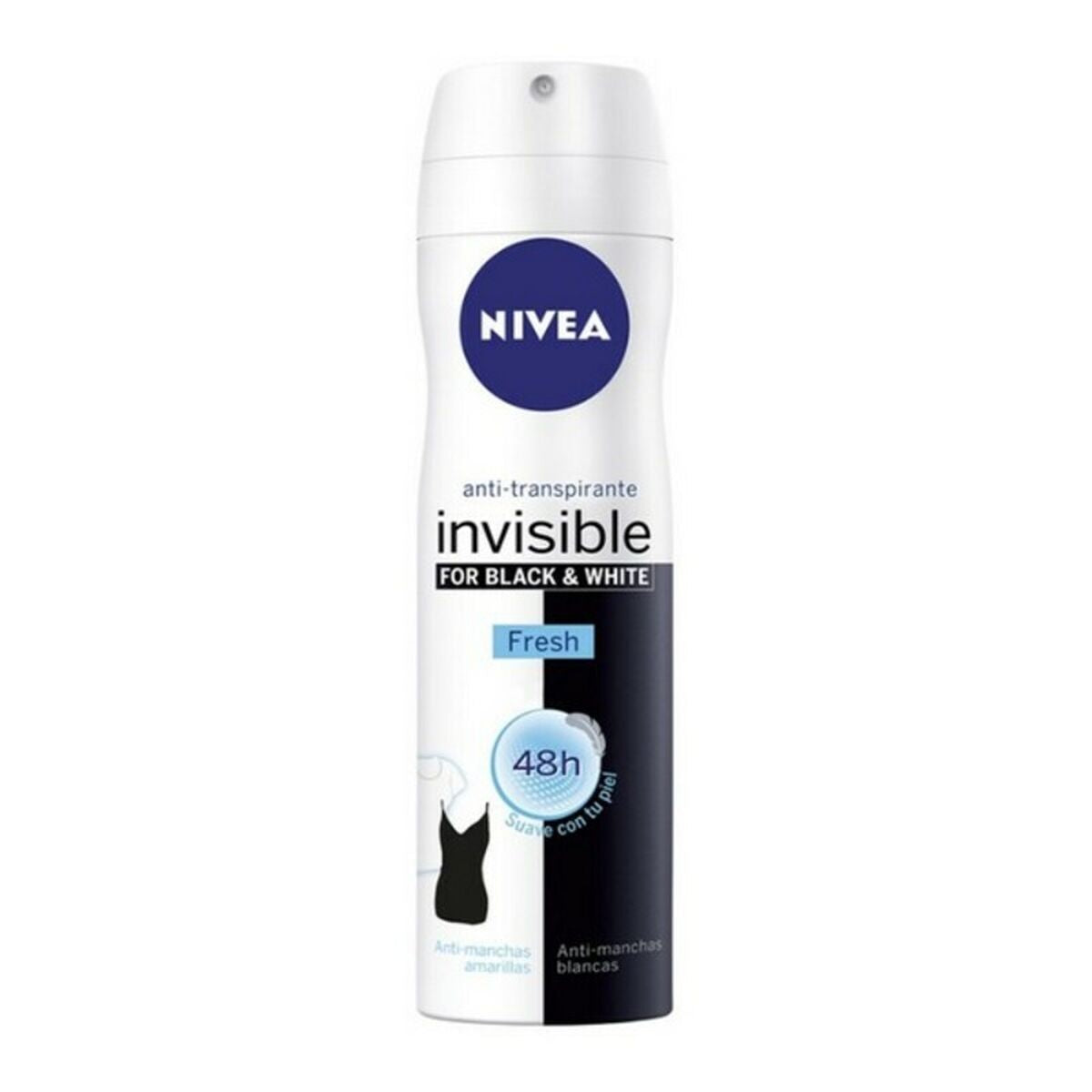 Spray Deodorant Black & White Invisible Fresh Nivea (200 ml) -  Beauty, Bathing and personal hygiene -  Nivea.