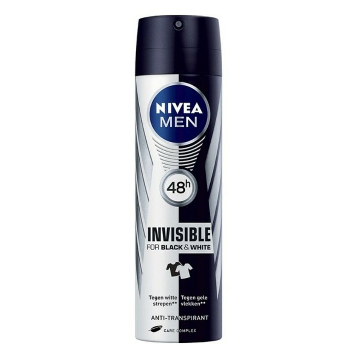 Spray Deodorant Men Black & White Invisible Nivea Men Black White Invisible (200 ml) 200 ml -  Beauty, Bathing and personal hygiene -  Nivea.