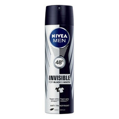 Spray Deodorant Men Black & White Invisible Nivea Men Black White Invisible (200 ml) 200 ml -  Beauty, Bathing and personal hygiene -  Nivea.