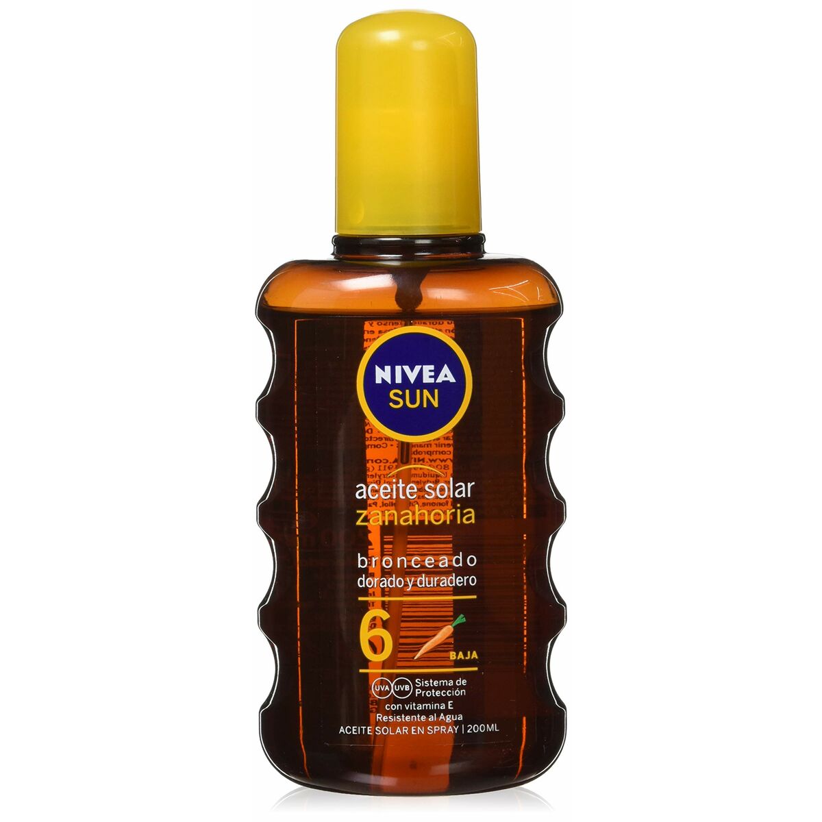 Sunscreen Oil Nivea SUN ZANAHORIA Spf 6 200 ml -  Beauty, Skin care -  Nivea.