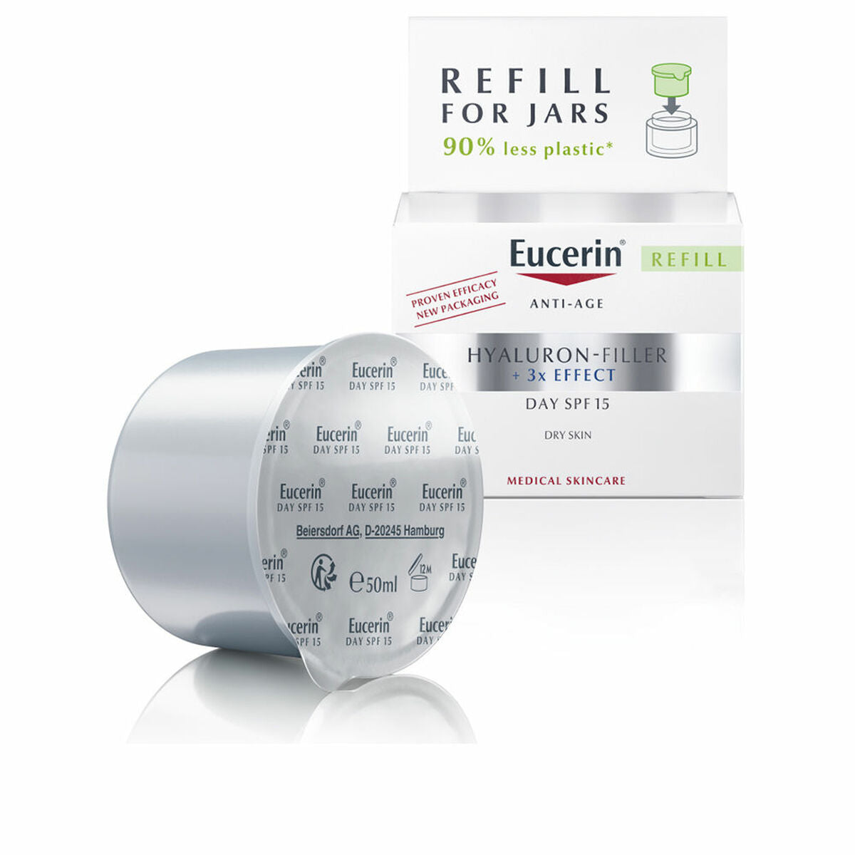 Facial Cream Eucerin Hyaluron Filler Replacement Dry Skin 50 ml Spf 15 -  Beauty, Skin care -  Eucerin.