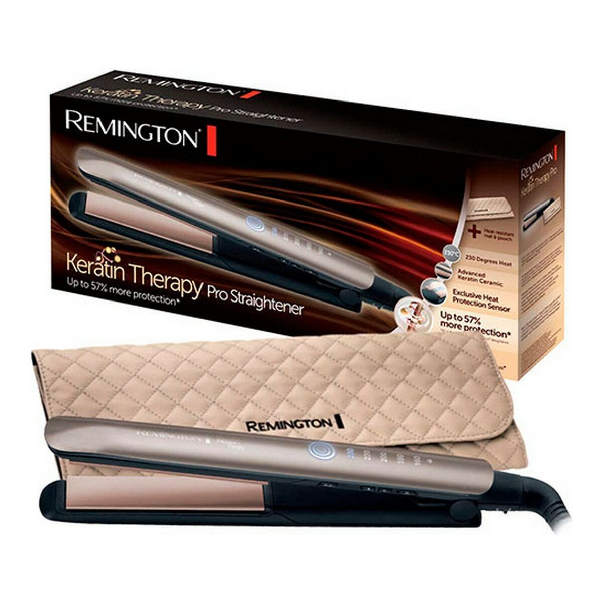 Hair Straightener Remington Keratin Therapy Pro S8590 -  Beauty, Hair care -  Remington.