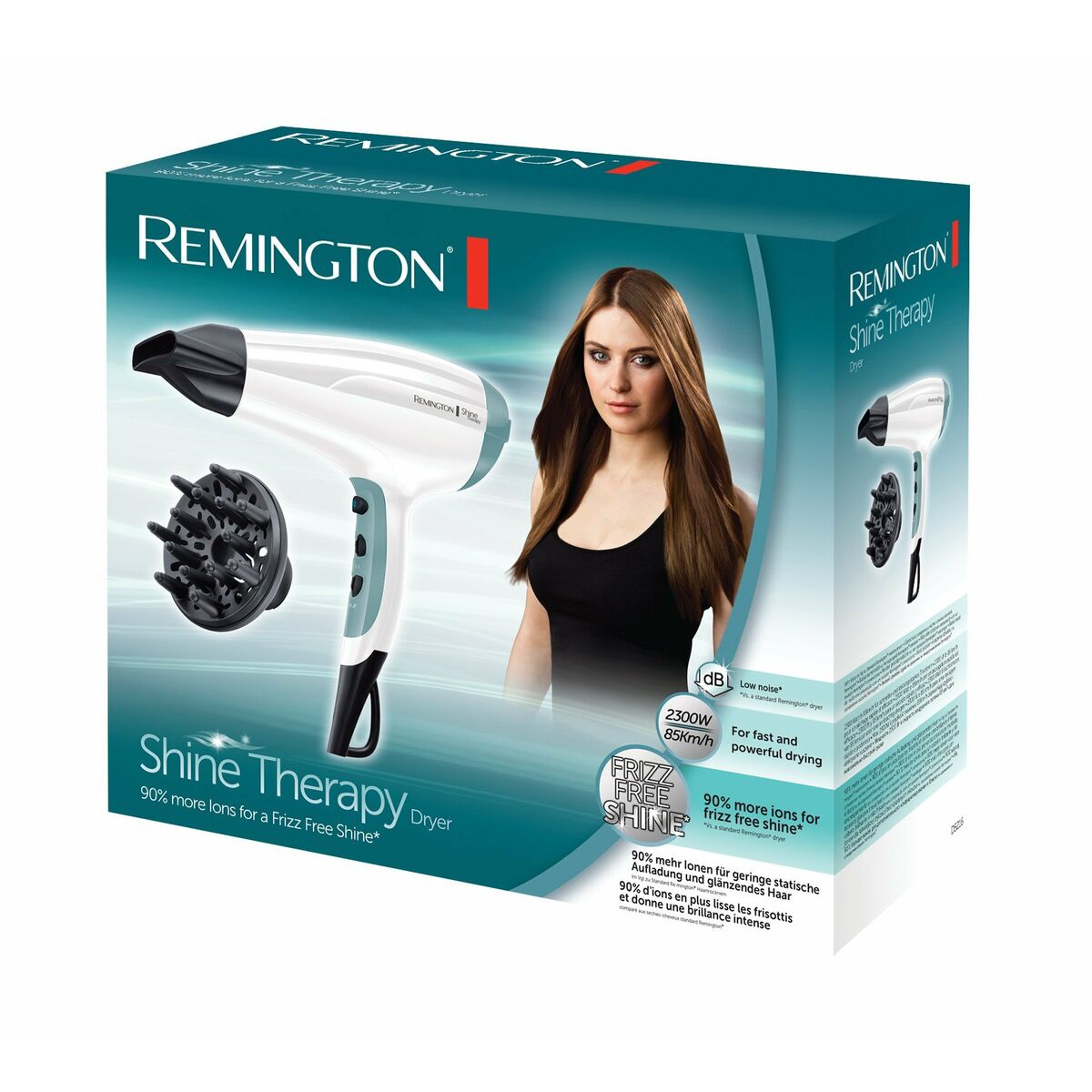 Hairdryer Remington D5216 Black 2300 W -  Beauty, Hair care -  Remington.