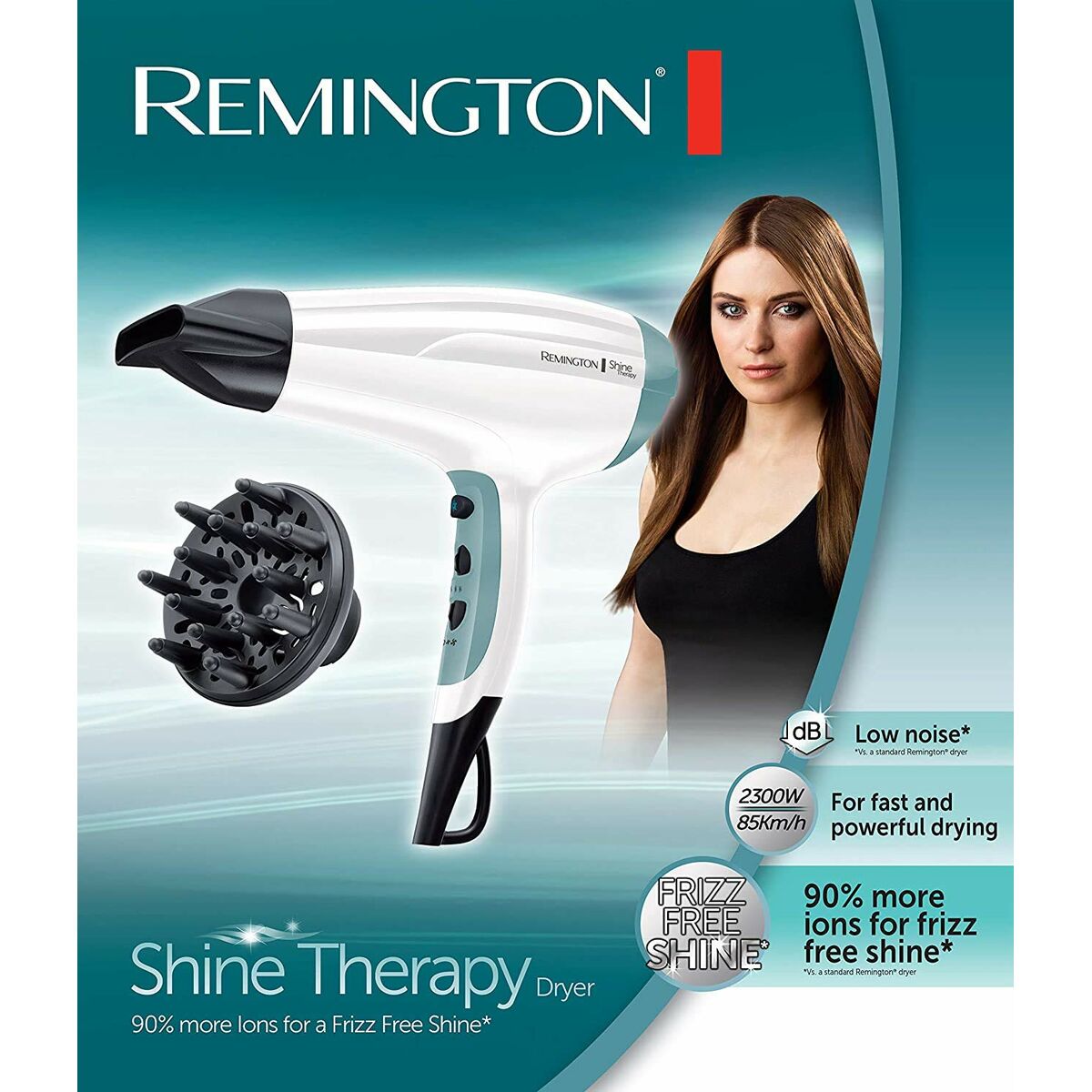 Hairdryer Remington D5216 Black 2300 W -  Beauty, Hair care -  Remington.