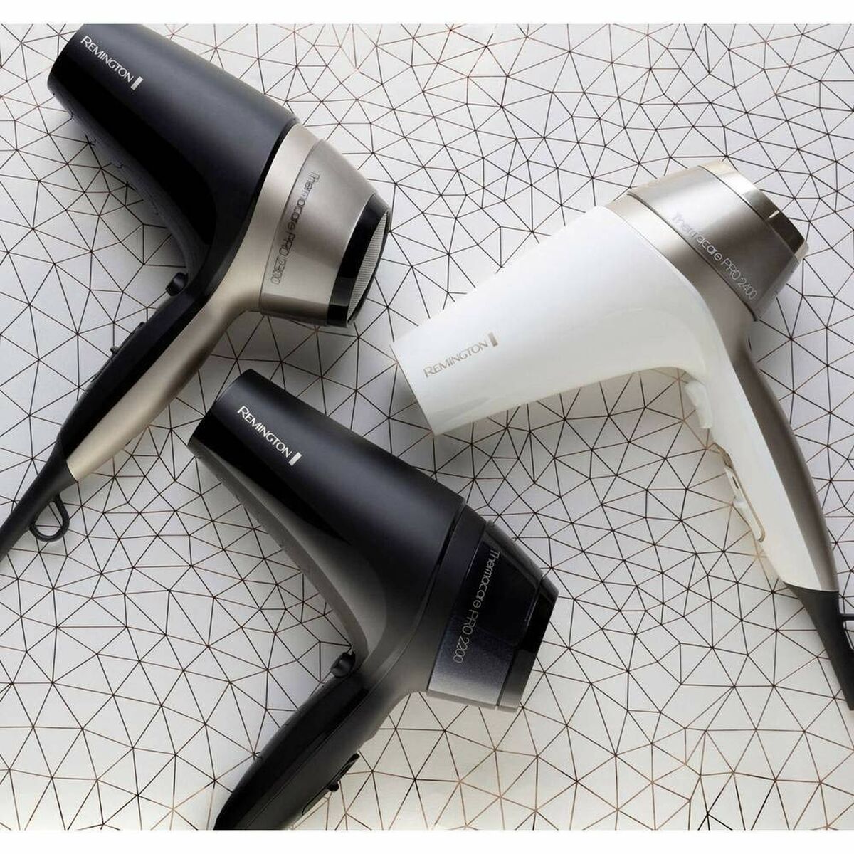 Hairdryer Remington D5710 White Black 2000 W -  Beauty, Hair care -  Remington.