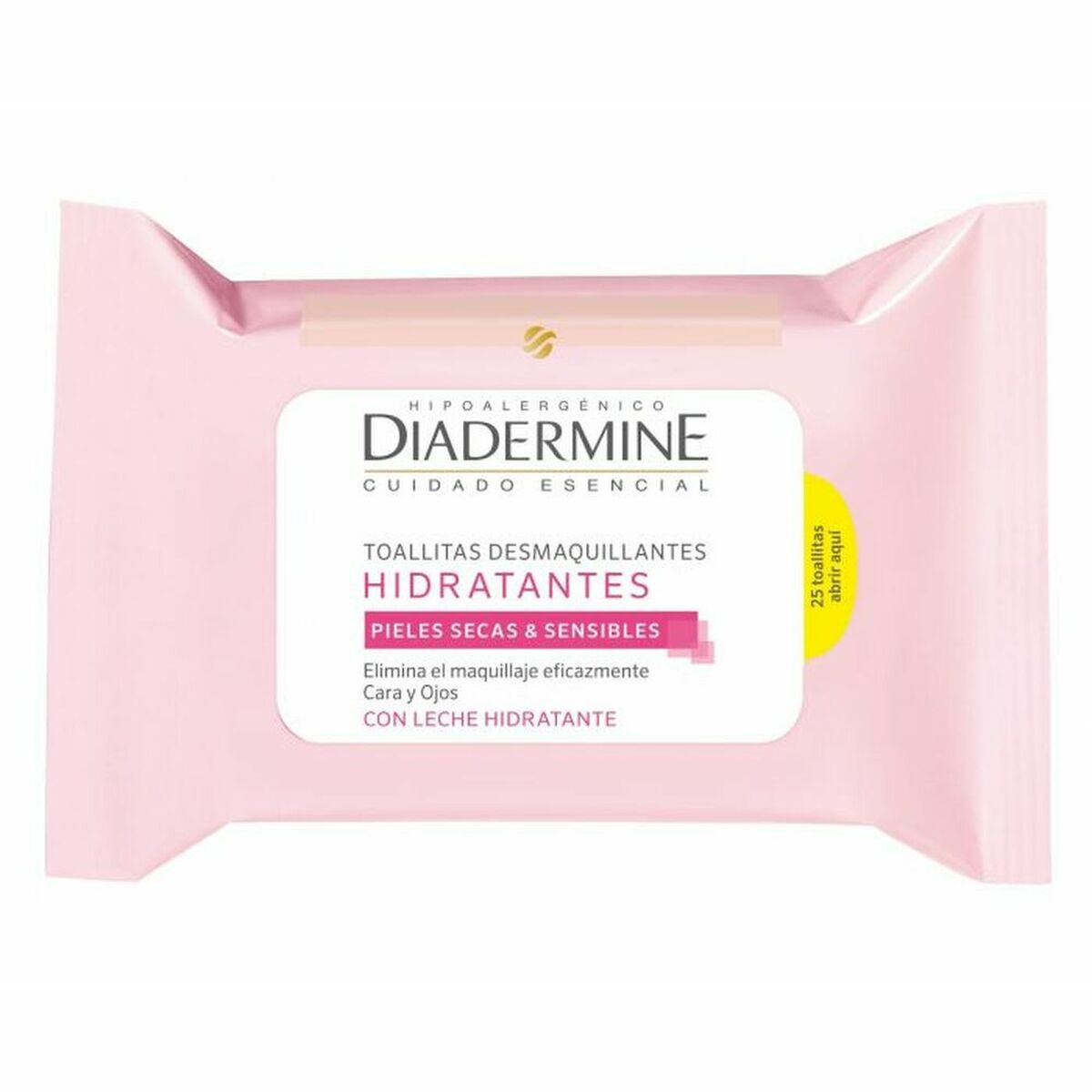 Make Up Remover Wipes Diadermine Moisturizing 25 Units -  Beauty, Skin care -  Diadermine.