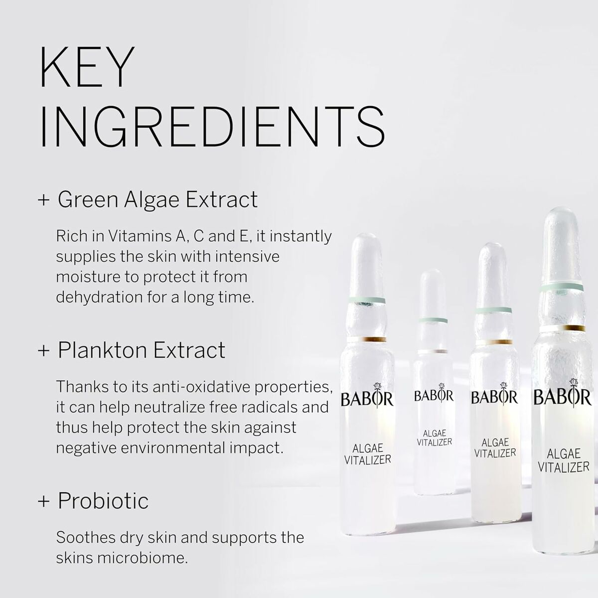 Revitalising Facial Lotion Babor Algae Vitalizer 2 ml 7 Units -  Beauty, Skin care -  Babor.