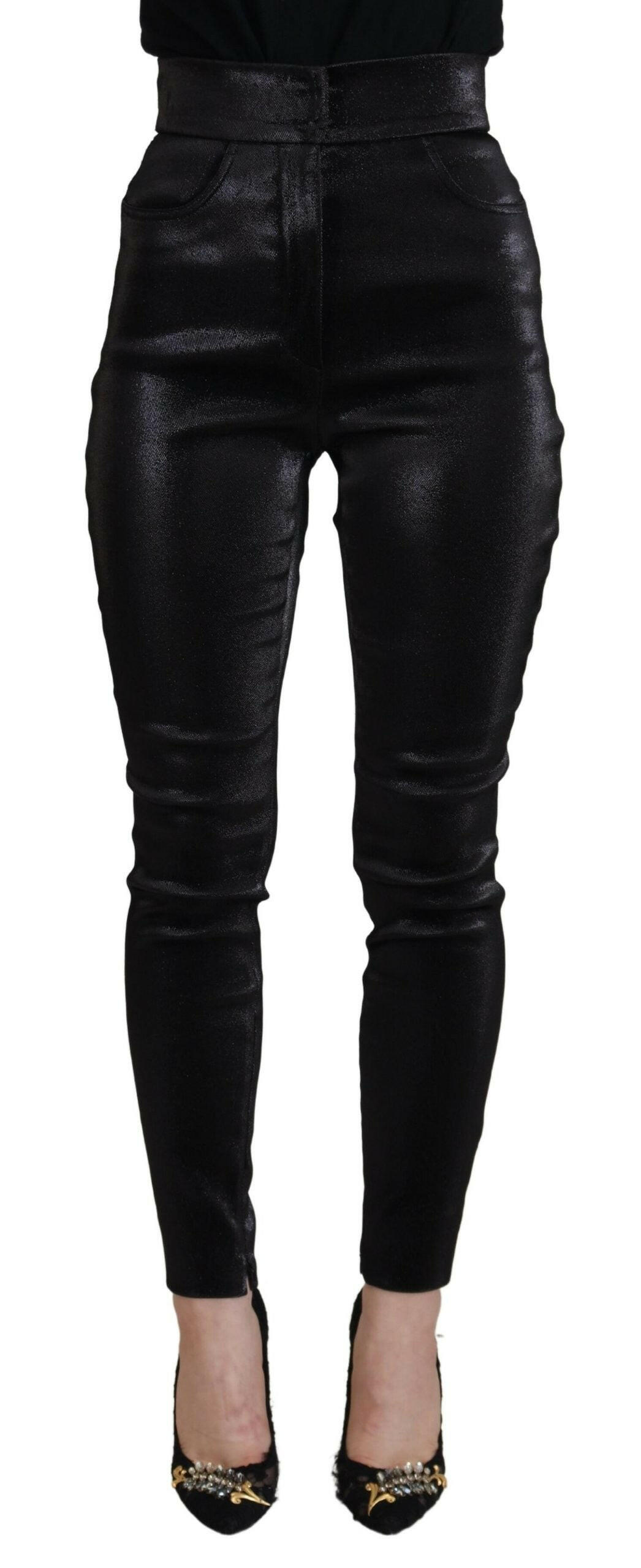Dolce & Gabbana Black Washed Cotton Skinny Denim Jeans -   -  Dolce & Gabbana.