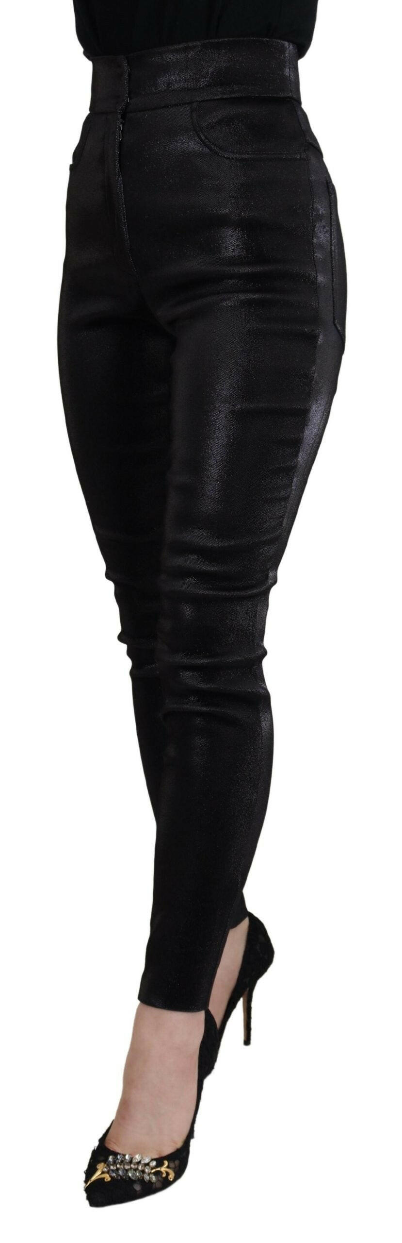 Dolce & Gabbana Black Washed Cotton Skinny Denim Jeans -   -  Dolce & Gabbana.