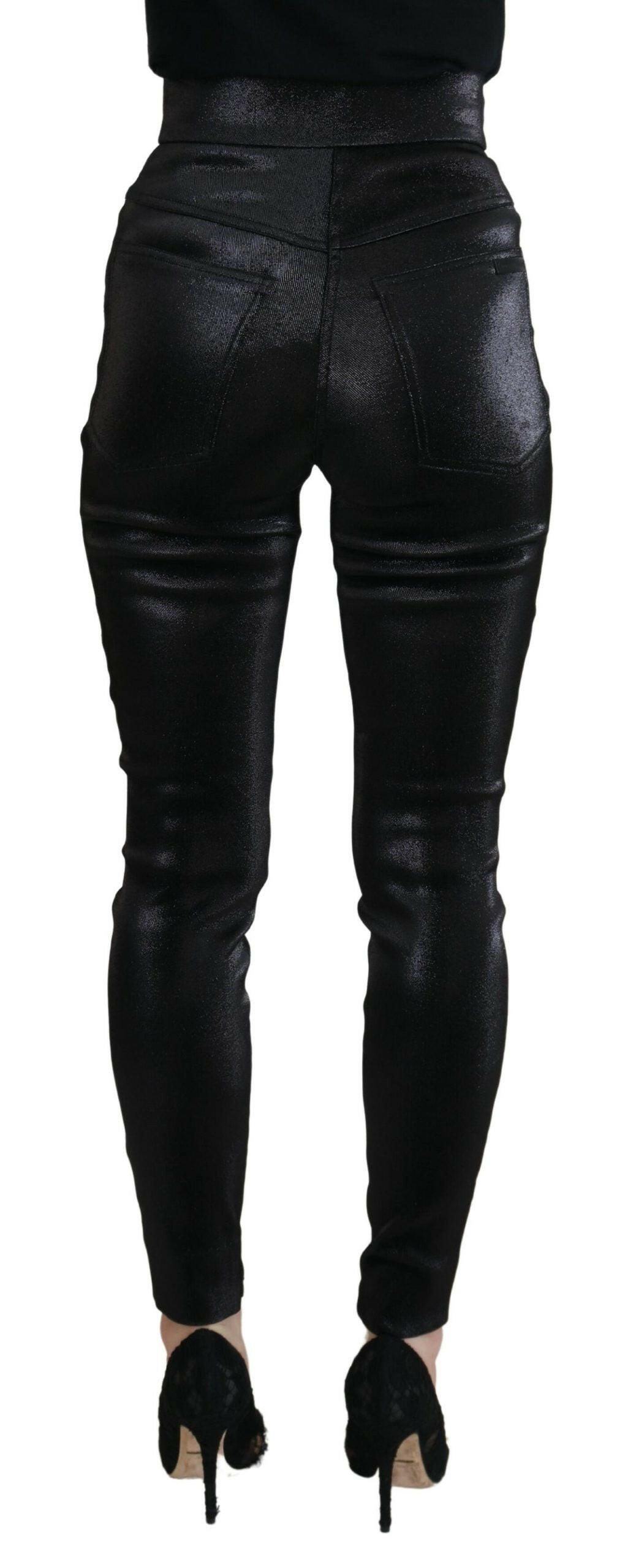 Dolce & Gabbana Black Washed Cotton Skinny Denim Jeans -   -  Dolce & Gabbana.