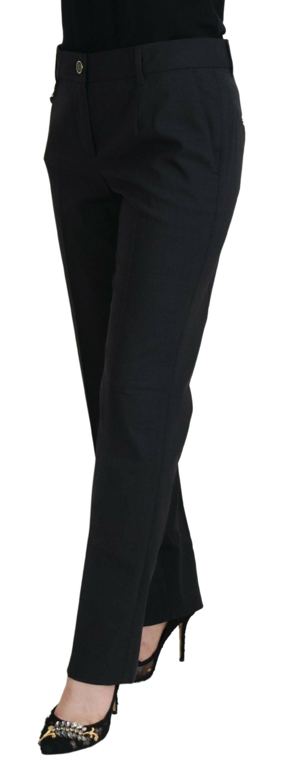 Dolce & Gabbana Grey Women Formal Tapered Pants -   -  Dolce & Gabbana.