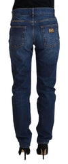 Dolce & Gabbana Black Floral Lace Front Skinny Denim Jeans -   -  Dolce & Gabbana.