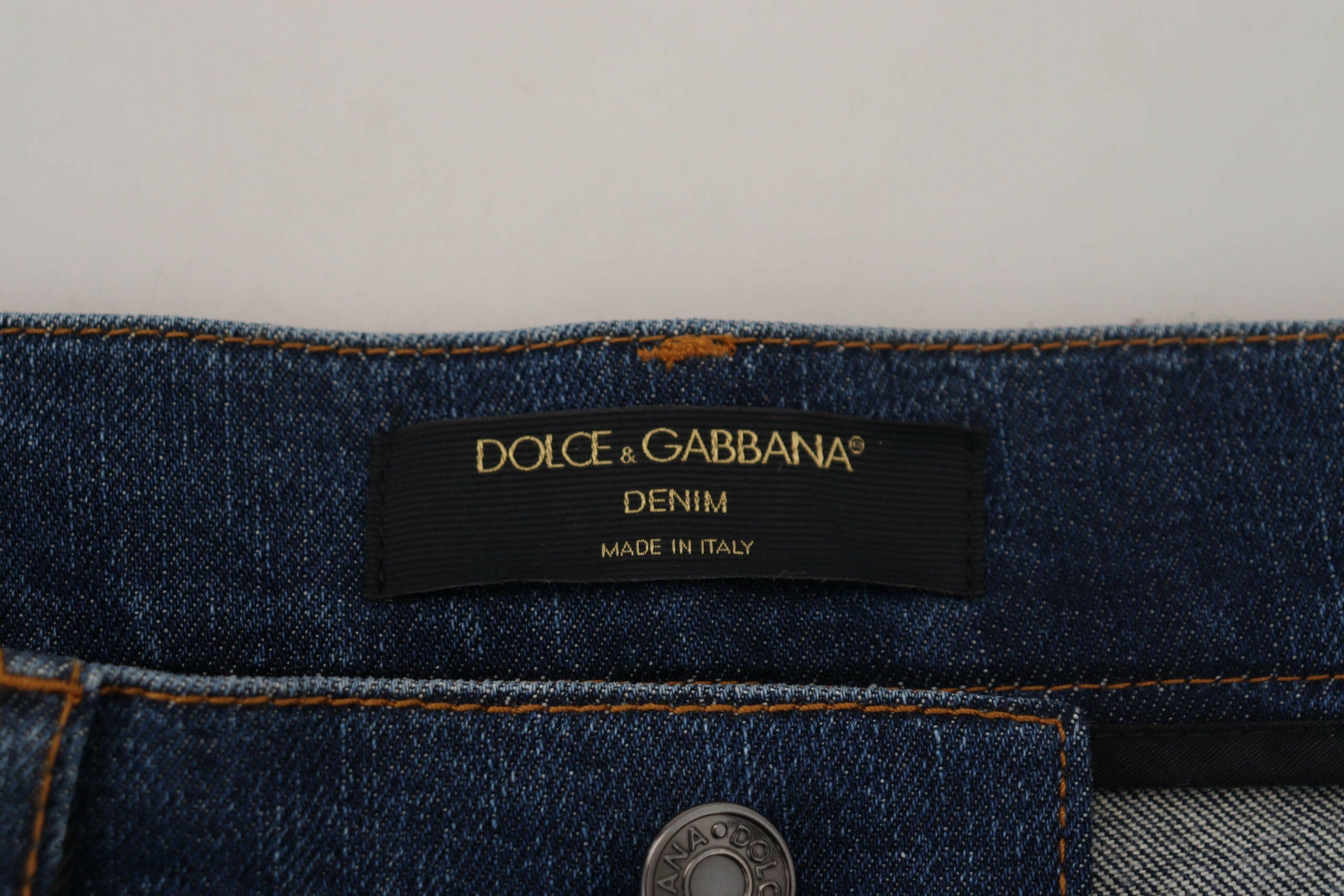 Dolce & Gabbana Black Floral Lace Front Skinny Denim Jeans -   -  Dolce & Gabbana.