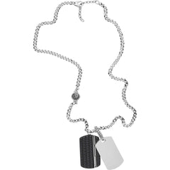Men's Necklace Diesel DOUBLE DOG TAGS -  Jewellery, Men -  Diesel.