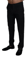 Dolce & Gabbana Black Chino Formal Cotton Pants -   -  Dolce & Gabbana.