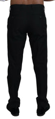 Dolce & Gabbana Black Chino Formal Cotton Pants -   -  Dolce & Gabbana.