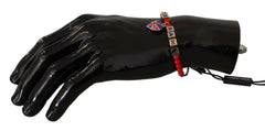 Dolce & Gabbana Red Blue Beaded DG LOVES LONDON Flag Branded Bracelet -   -  Dolce & Gabbana.
