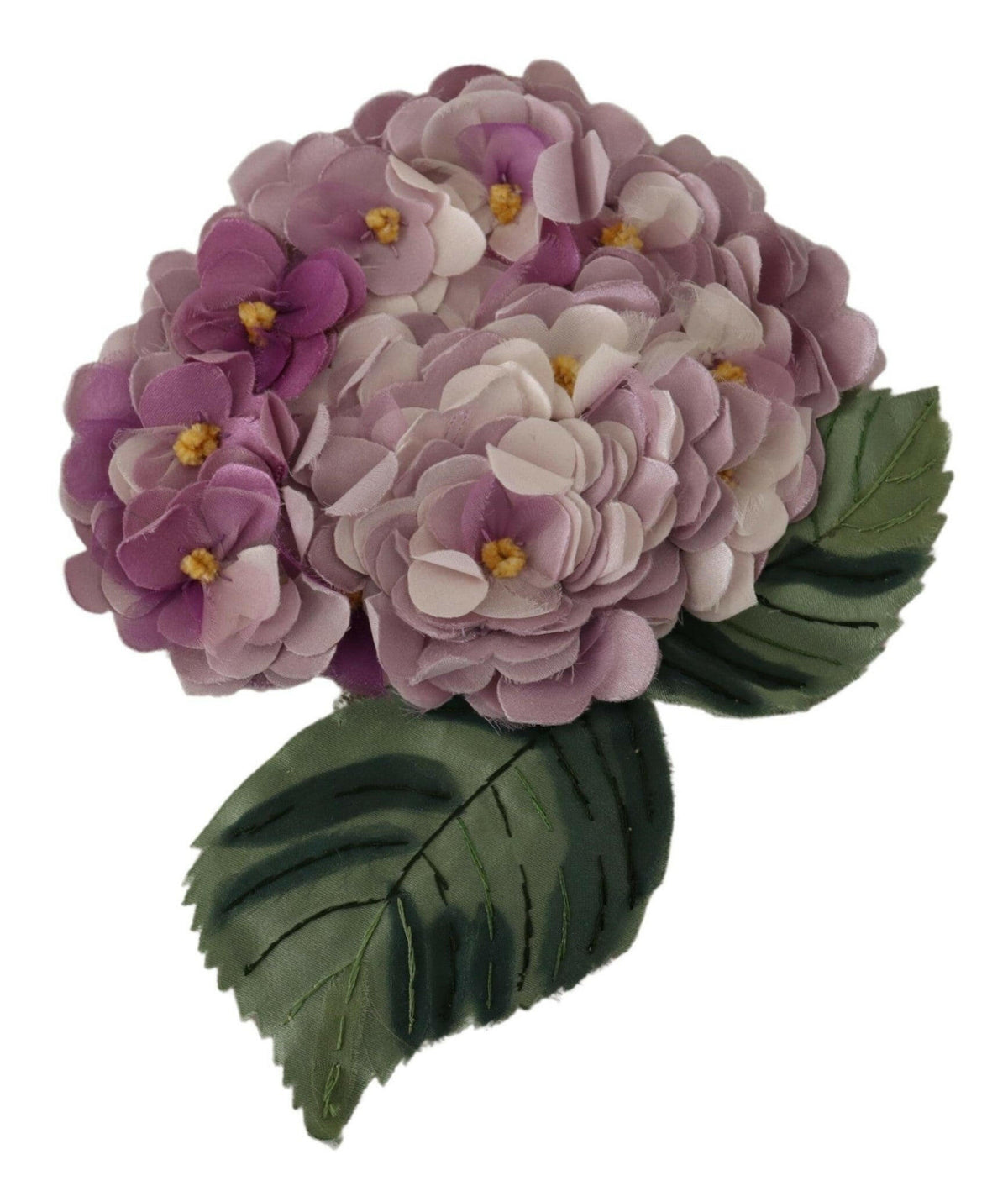 Dolce & Gabbana Purple Floral Gold Tone Brass Women Brooch -   -  Dolce & Gabbana.