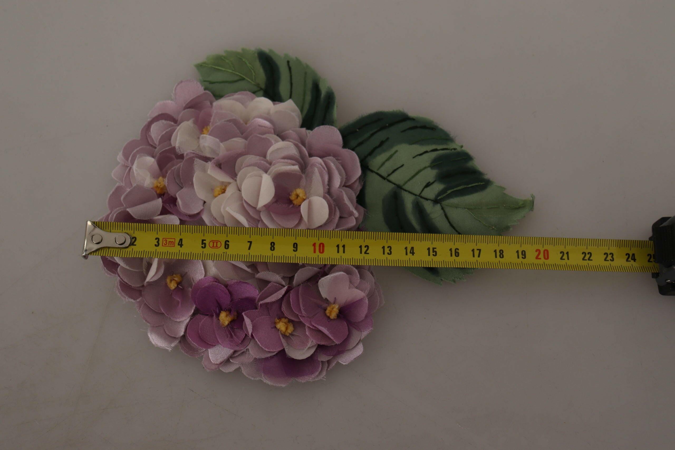 Dolce & Gabbana Purple Floral Gold Tone Brass Women Brooch -   -  Dolce & Gabbana.