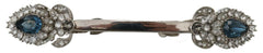 Dolce & Gabbana 925 Sterling Silver Crystals Pin Collar Brooch -   -  Dolce & Gabbana.