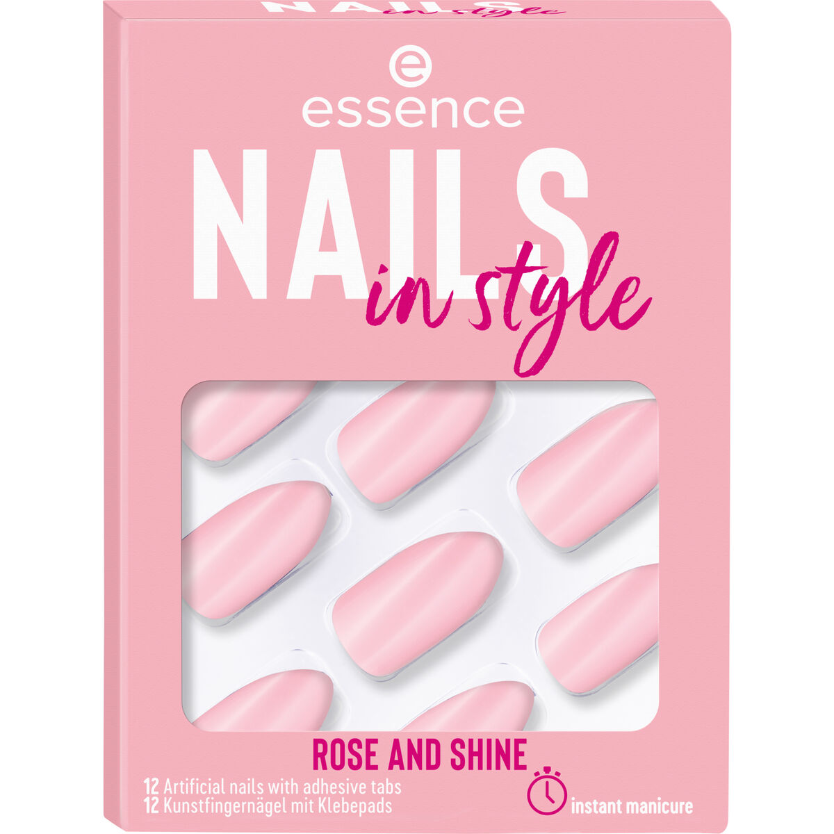 False nails Essence Nails In Style 12 Pieces Nº 14-rose and shine -  Beauty, Manicure and pedicure -  Essence.