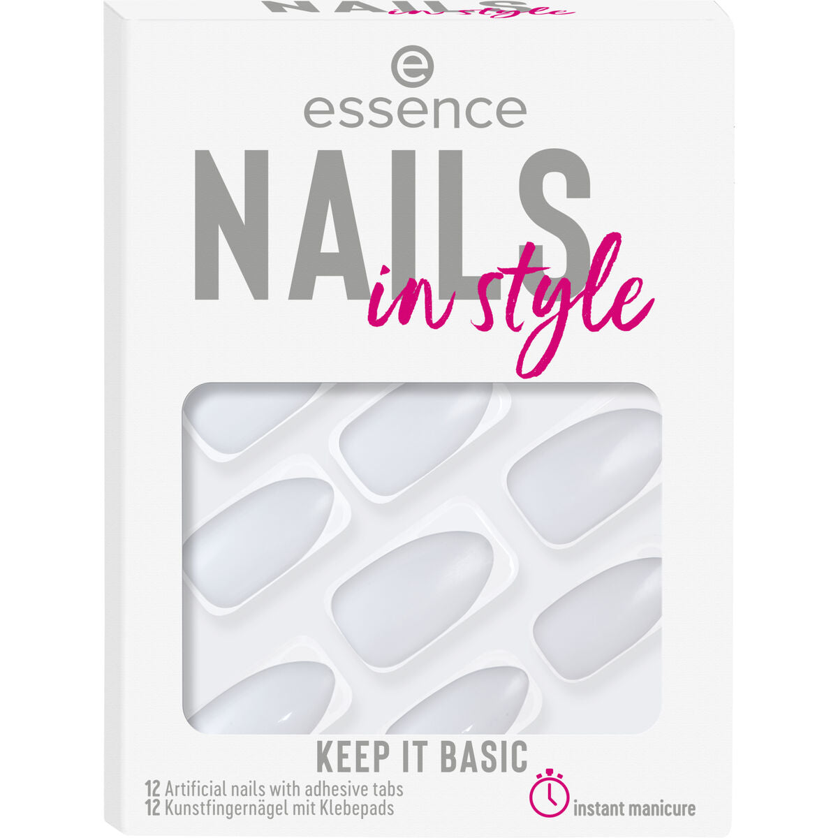 False nails Essence Nails In Style 12 Pieces 15-keep it basic -  Beauty, Manicure and pedicure -  Essence.