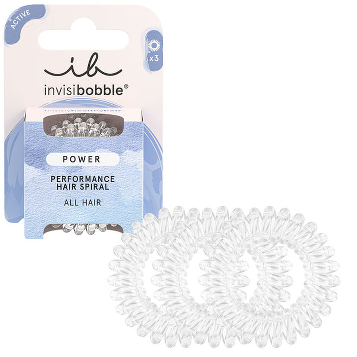 Rubber Hair Bands Invisibobble   Transparent (3 Units) -  Beauty, Hair care -  Invisibobble.