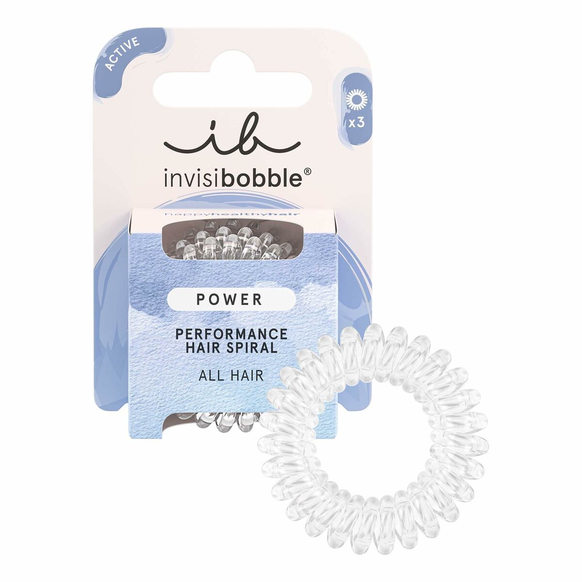 Rubber Hair Bands Invisibobble   Transparent (3 Units) -  Beauty, Hair care -  Invisibobble.