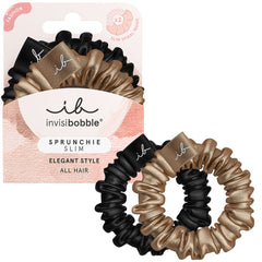Hair ties Invisibobble   Black Golden (2 Units) -  Beauty, Hair care -  Invisibobble.