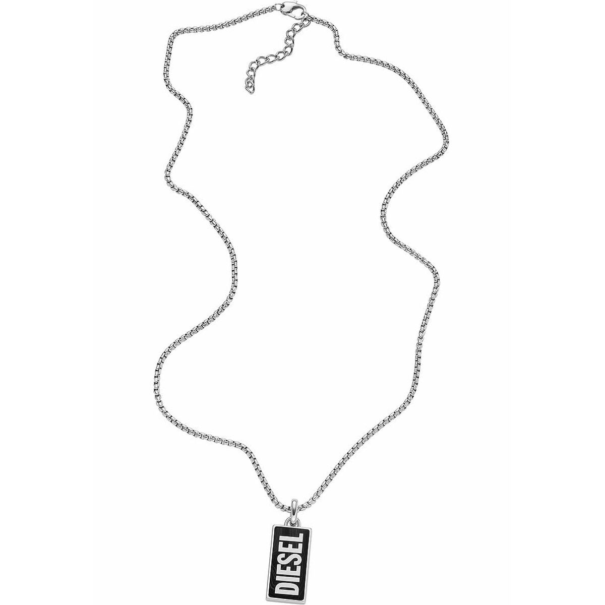 Men's Pendant Diesel DX1515040 Silver Black -  Jewellery, Men -  Diesel.