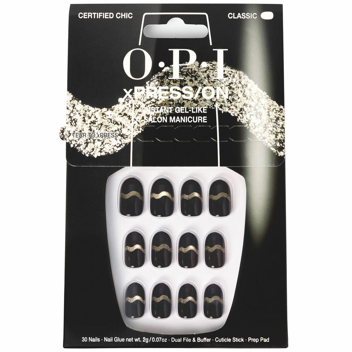 False nails Opi #Certified Chic 30 Pieces -  Beauty, Manicure and pedicure -  Opi.